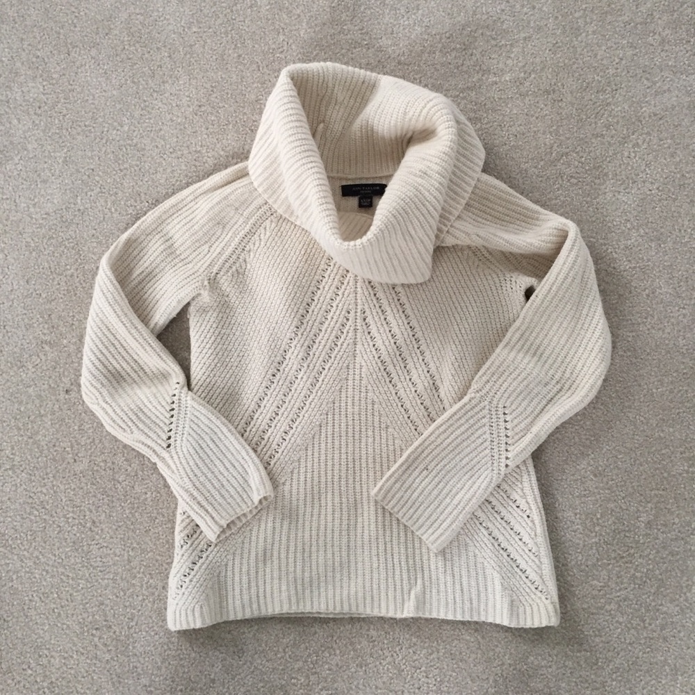 Beautiful Ann Taylor cowl neck sweater.